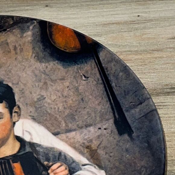 Knowles Norman Rockwell 1981 Plate "The Music Maker" Limited Edition - Picture 5 of 7